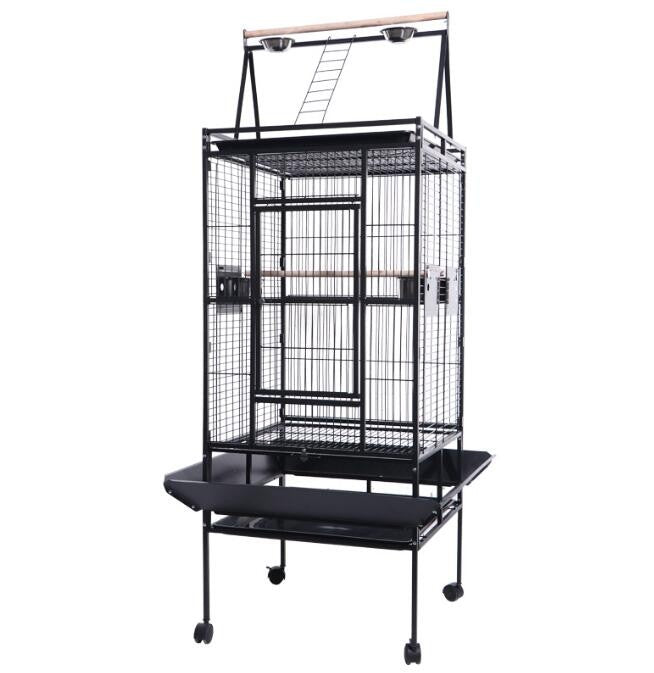 173cm Large Bird Cage Pet Cages Parrot Aviary Stand with Wheels
