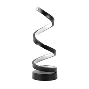 Modern Spiral LED Table Lamp Dimmable Bedside Nightstand Light