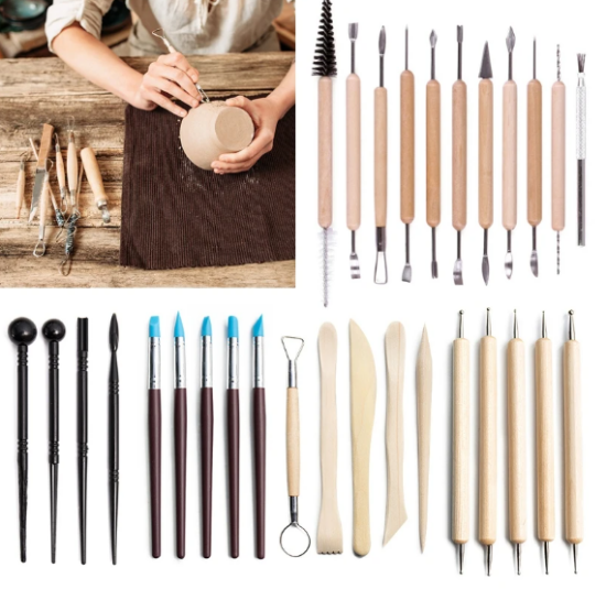 30Pcs Clay Sculpting Carving Pottery Tool Set