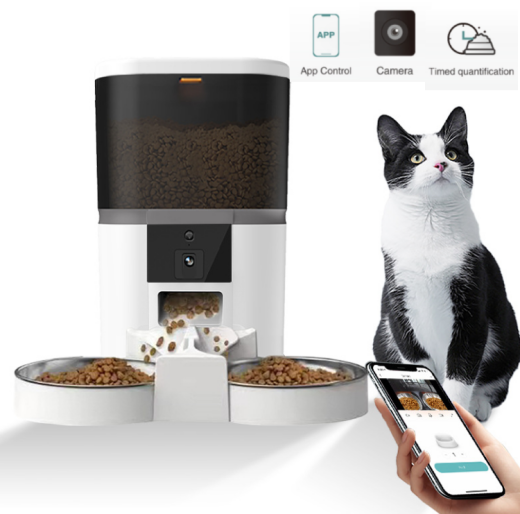 Pet Feeder, Dog Cat Feeder 6L Automatic