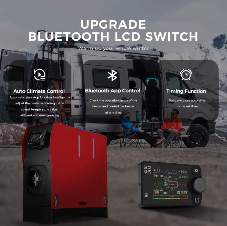 Bluetooth Diesel Air Heater 8KW 12V