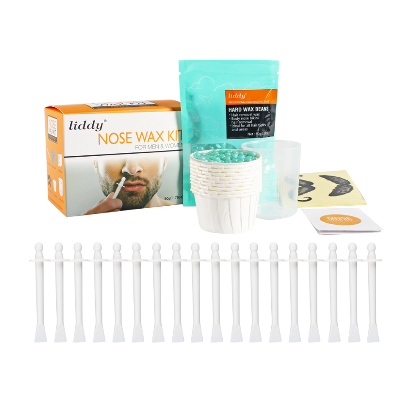 Nose Ear Hair Removal Wax Kit Sticks Easy Mens Nasal Waxing Remover Strips