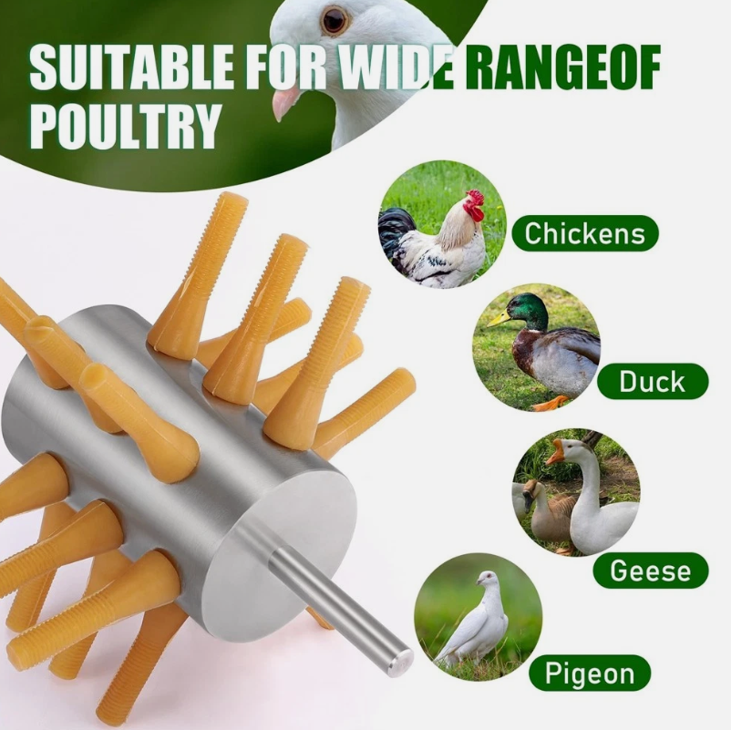 Chicken Duck Plucker Drill Attachment Labor Saving