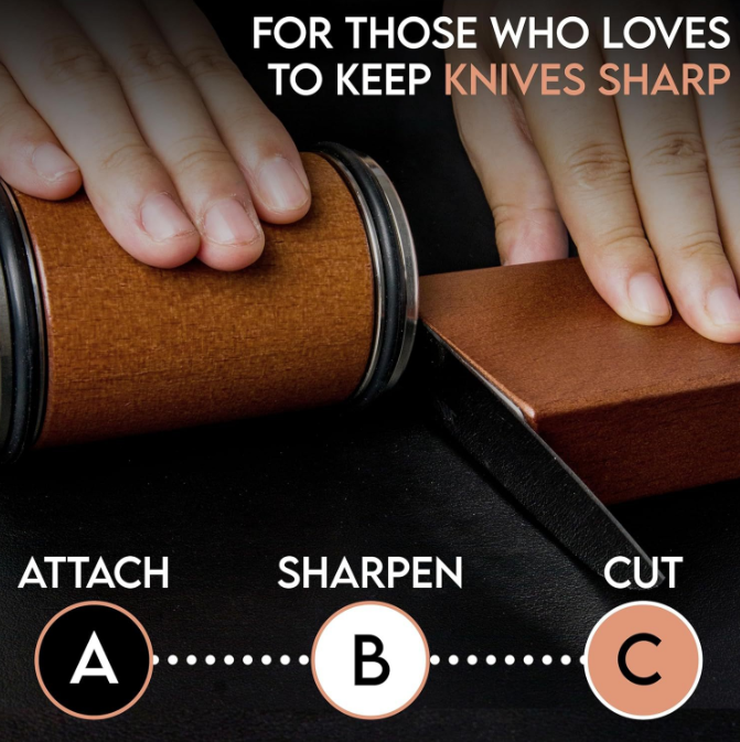 Rolling Knife Sharpener Sharpening Stone