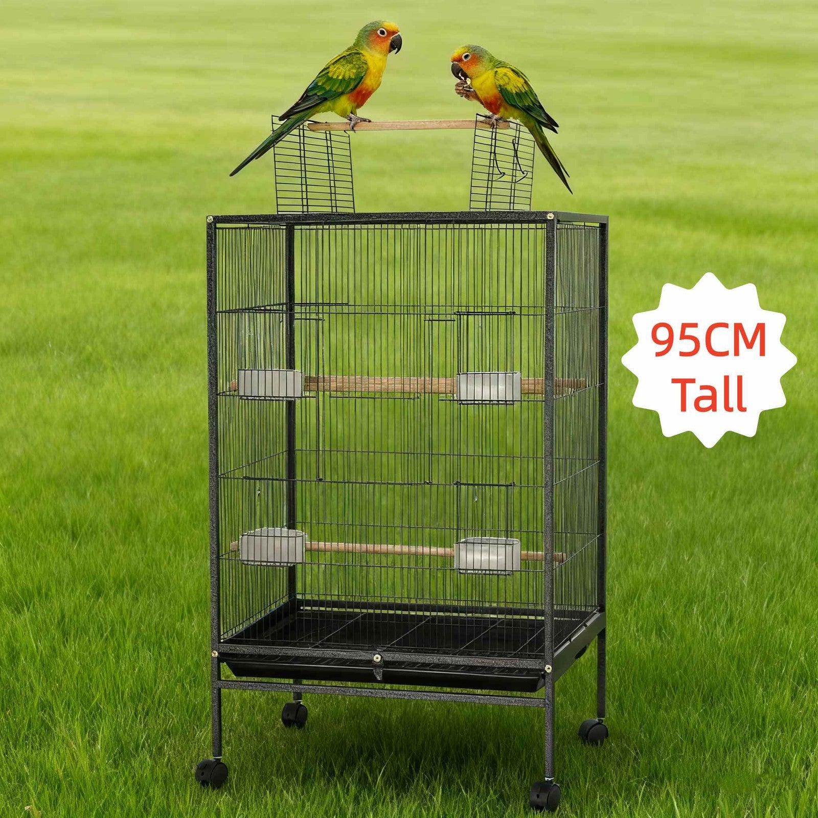 95cm Bird Cage Large Aviary Parrot Standing