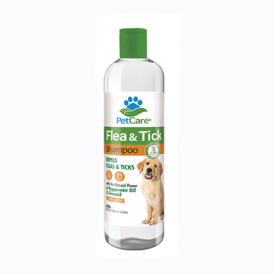 Petcare Flea & Tick Shampoo Pet Grooming - 414ml