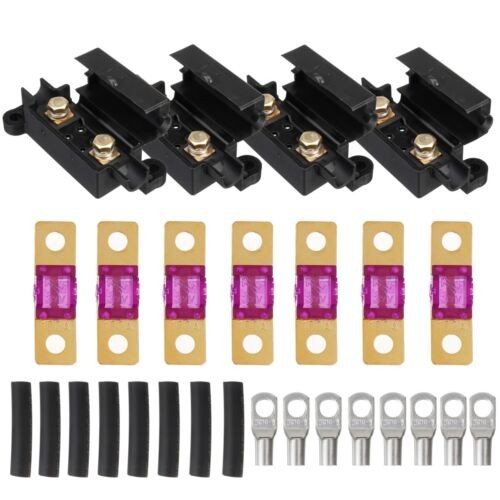 100A MIDI FUSE KIT 4 ANS Holder 7 x Fuses to suit Redarc BCDC Dual Battery