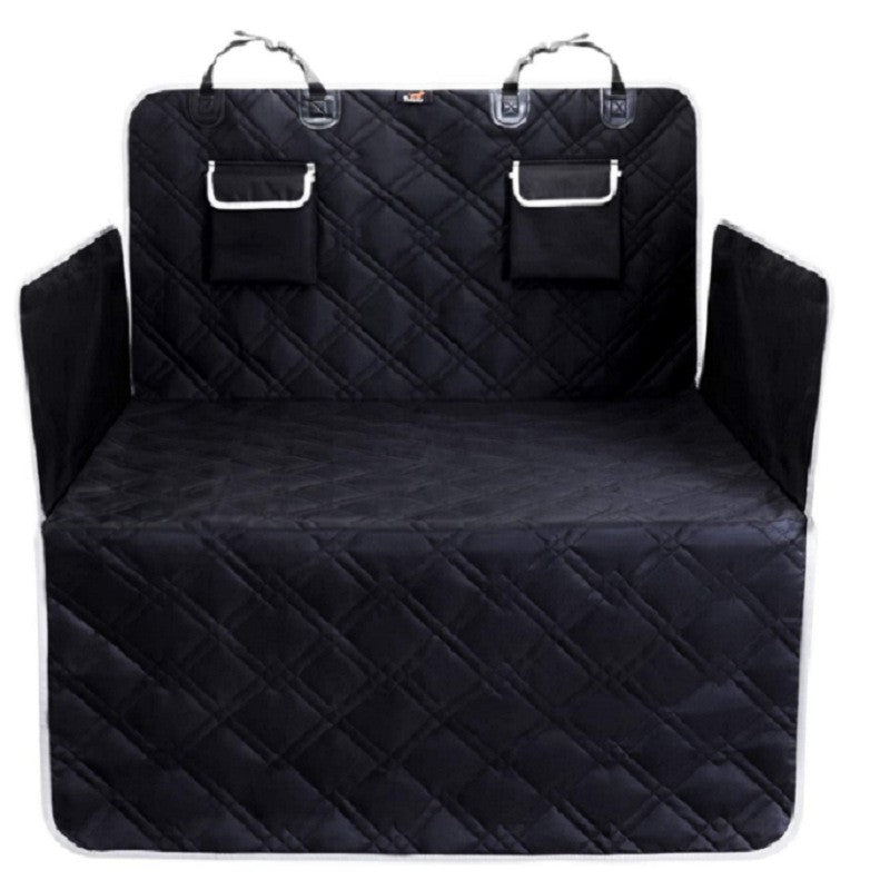 Dog Car Back Seat Cover Mat Pet Cat Protector Extender Hard Bottom Waterproof