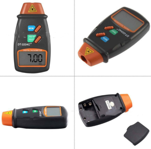 LCD Laser Photo Tachometer RPM Tester Speed Meter