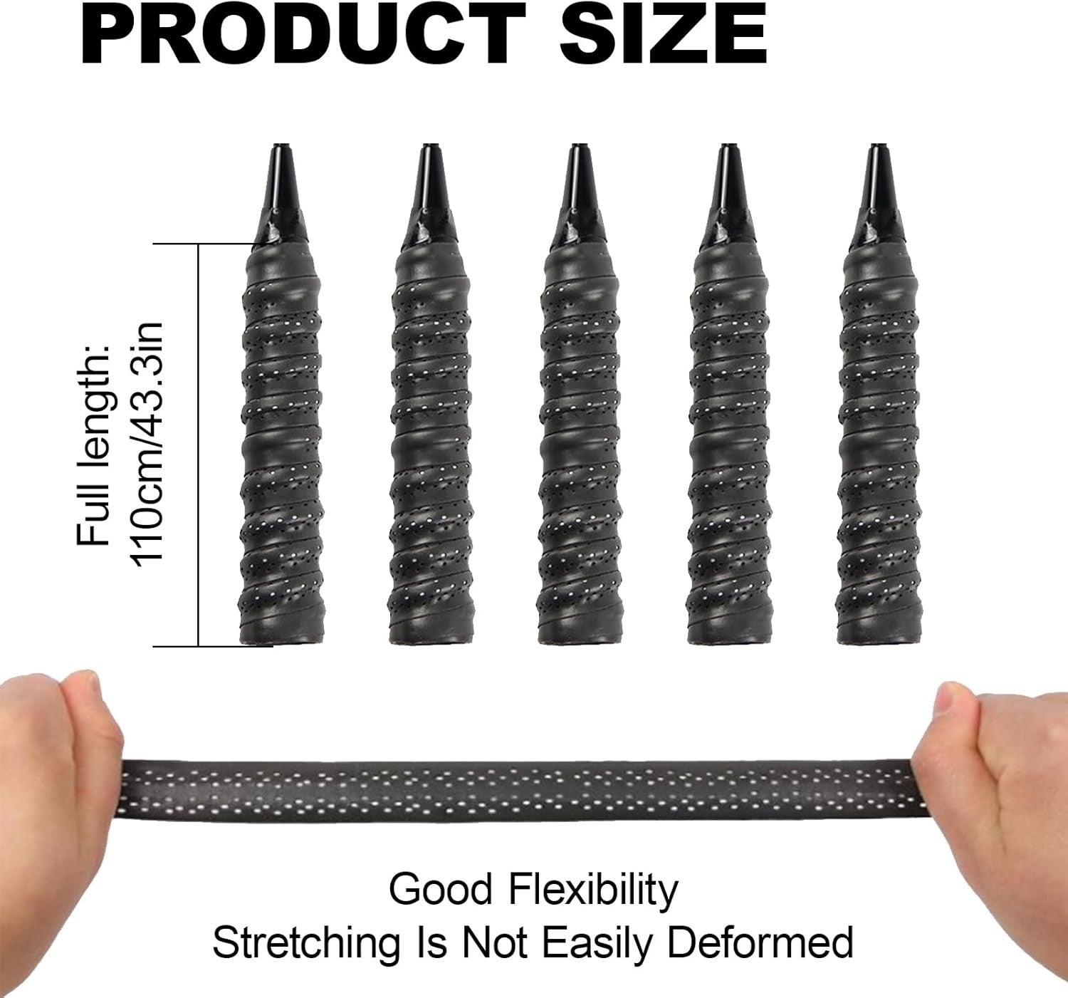 4Pcs Anti-Slip Badminton Grips Tennis Squash Racquet Over Grip Tape Sweatband