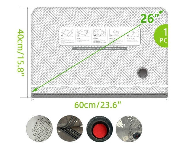 15 Pack Vacuum Storage Bags with Rechargeable Electric Pump Travel Space Saver