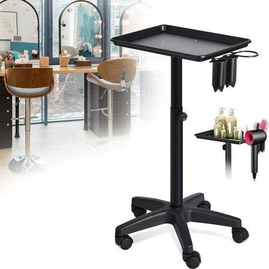 Hair Salon Trolley Hair Extension Rolling Stand Aluminum