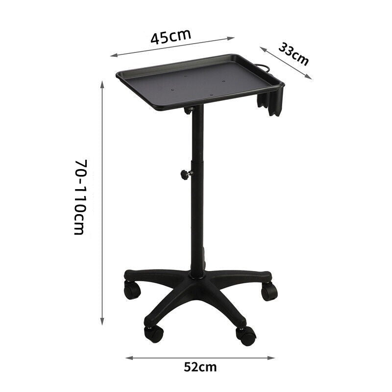 Hair Salon Trolley Hair Extension Rolling Stand Aluminum