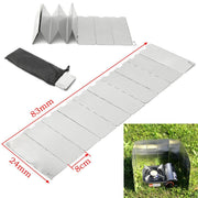 10 plates Fold Camping Cooker BBQ Gas Stove Wind Shield Screen Foldable Outdoor