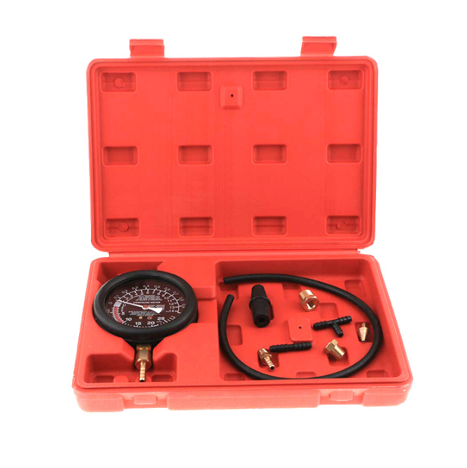 Fuel Pump Vacuum Gauge Pressure Tester Carburetor Valve Pressure Test Kit