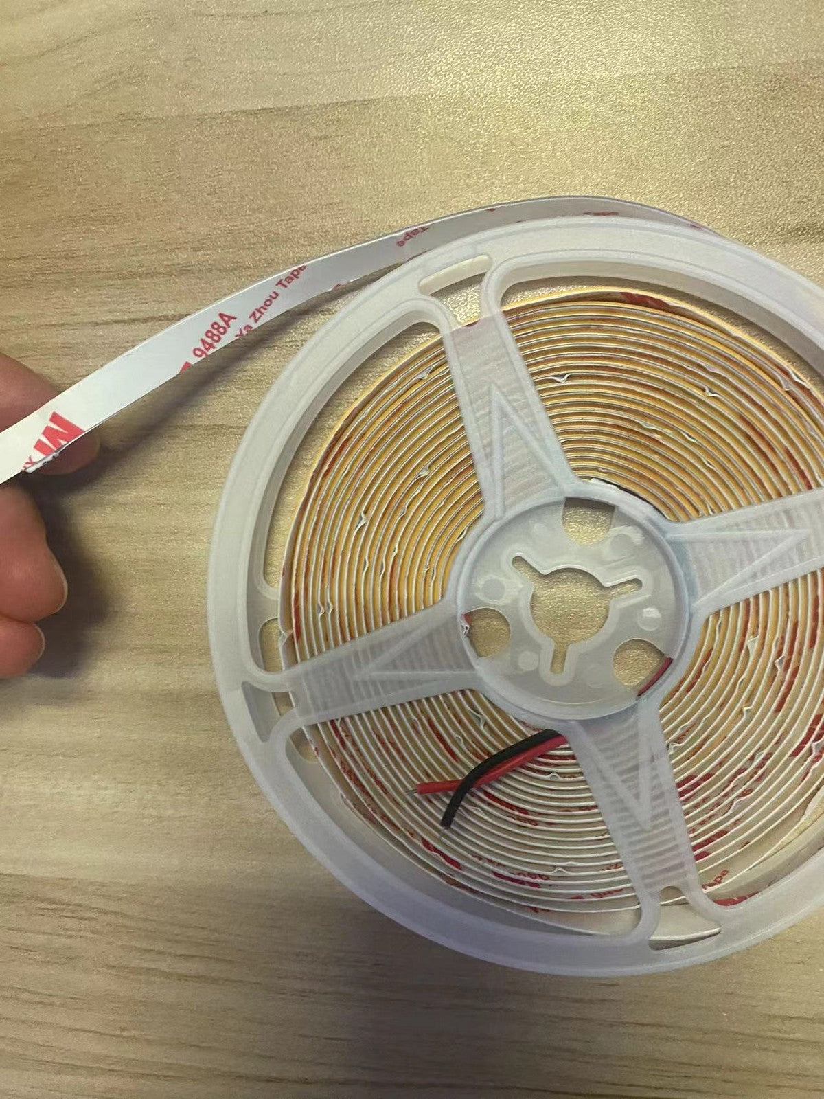 12V COB LED Strip Lights 5M 6000K Cool White 8mm Width LED Strips