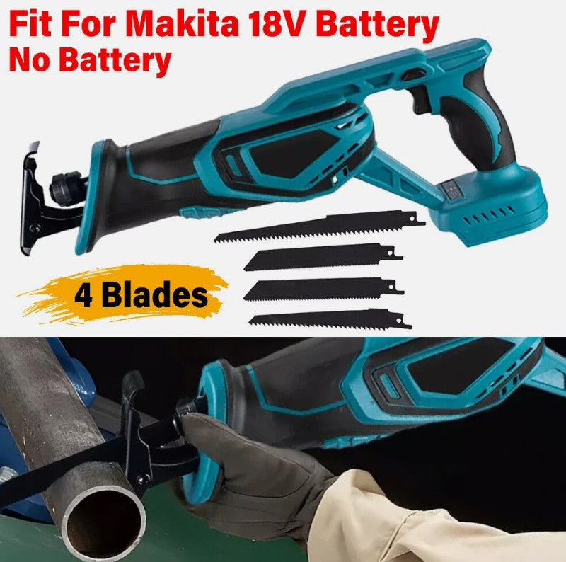Brushless Cordless Reciprocating Saw Wood Metal Saber Saw For Makita 18V Battery