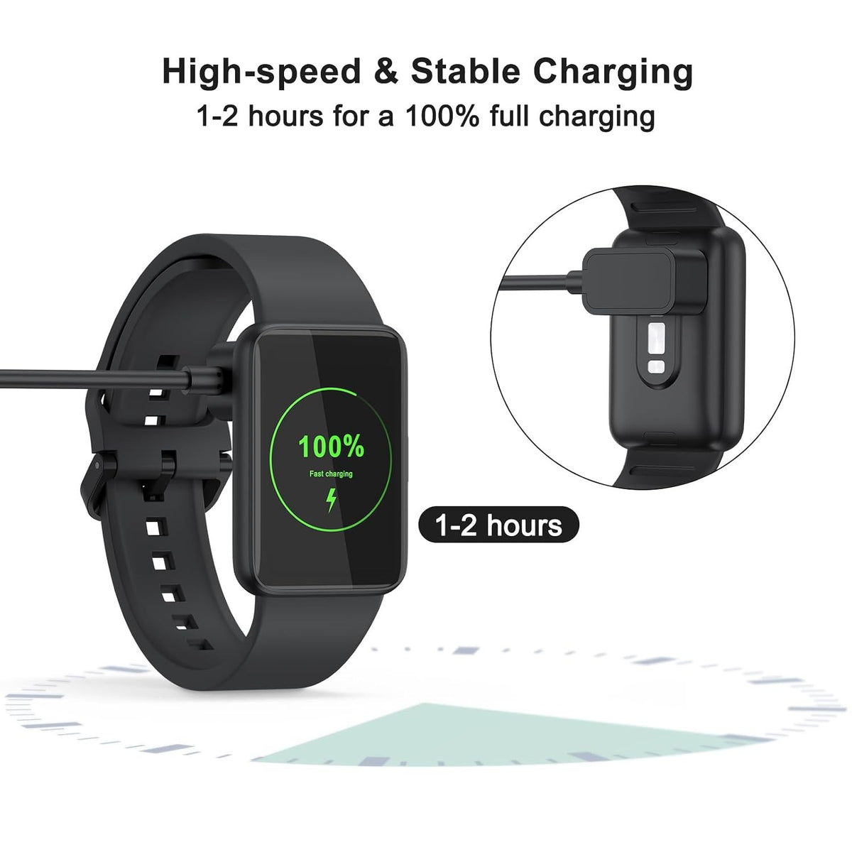 Type-C Charger for Samsung Galaxy Fit 3 SM-R390 – Magnetic Cable 100cm