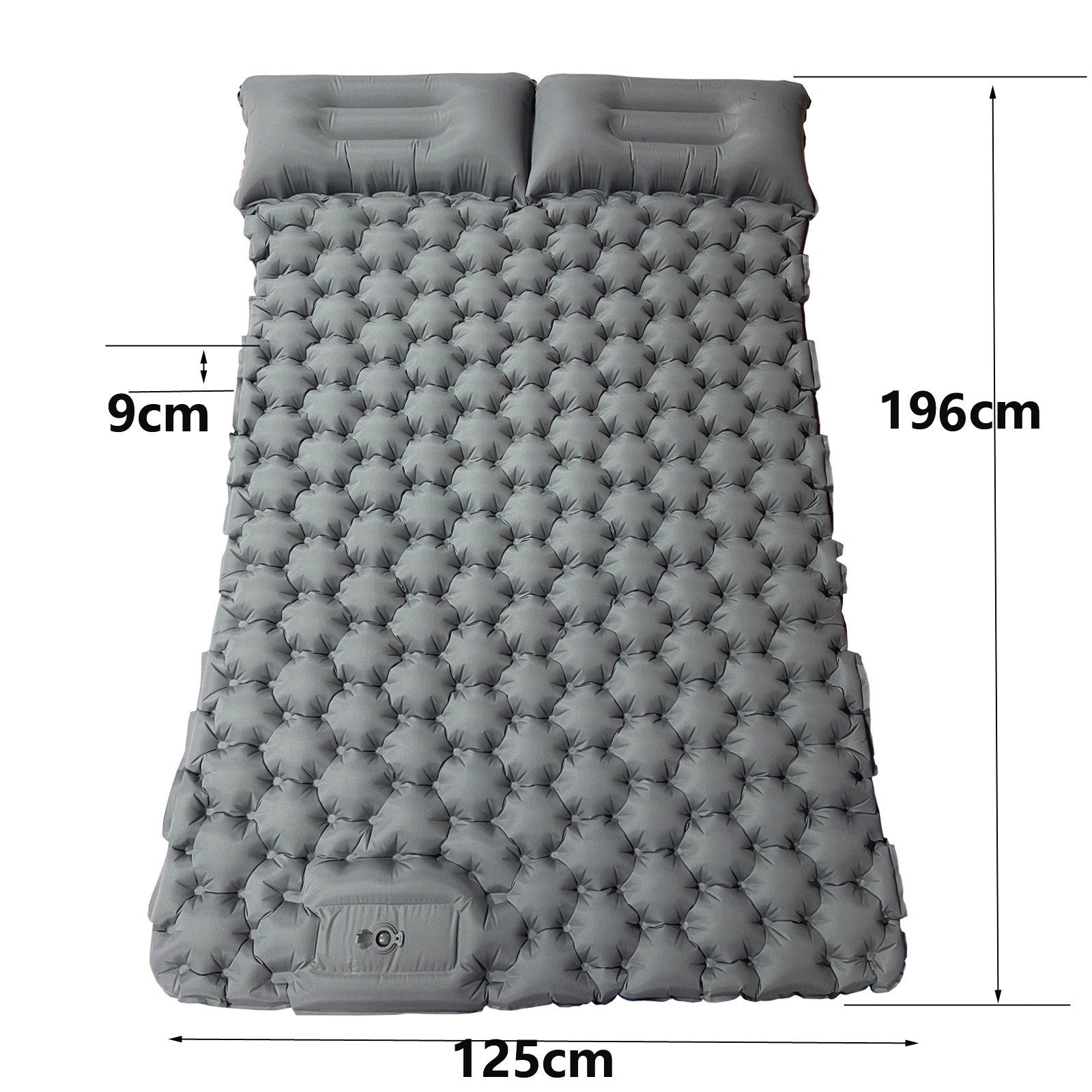 Self Inflating Mattress Sleeping Pad Camping Air Bed Mat Pillow Bag