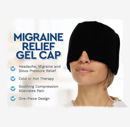 360° Migraine Relief Hat Ice Headache Wrap