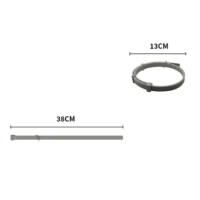 Grey Adjustable Flea and Tick Collar for Cats Size 38cm Natural Ingredients