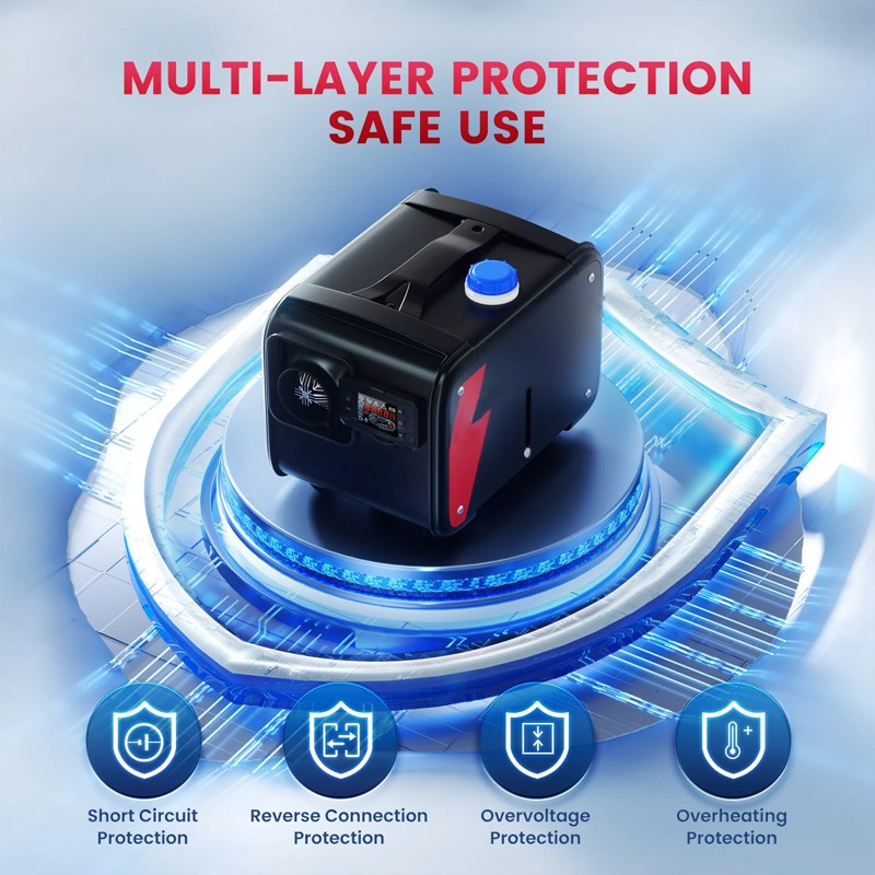 Diesel Air Heater Bluetooth 12V 24V 8KW 240V