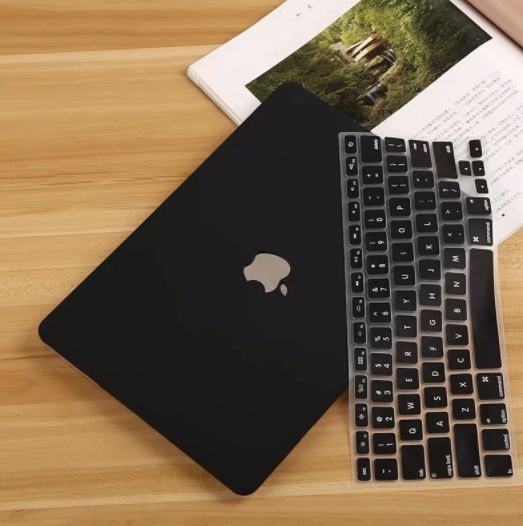 For Macbook 2026 Neo 13" A3404 PC Shell Cover Keyboard & Screen Protector Black