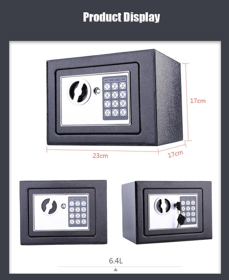 6.4L Digital Electronic Safe Box