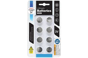 CR2032 Lithium Coin Cell Batteries 8 Pack 3V Button Battery