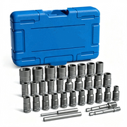 33Pcs Bolt Extractor Kit, 3/8" & 1/4'' Drive Slim Type | Bolt Remover Set
