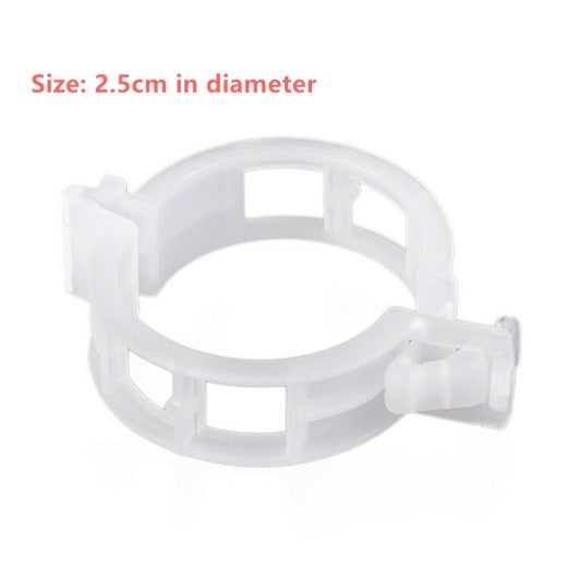 100Pcs Tomato Greenhouse Garden Plant Support Veggie Clips Trellis Twine