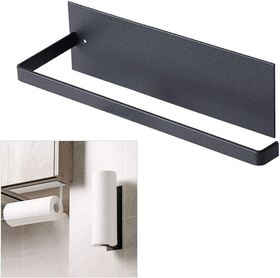 Kitchen Shelf Organizer Under Cabinet Roll Cup AU Paper Towel Holder Hanger Rack