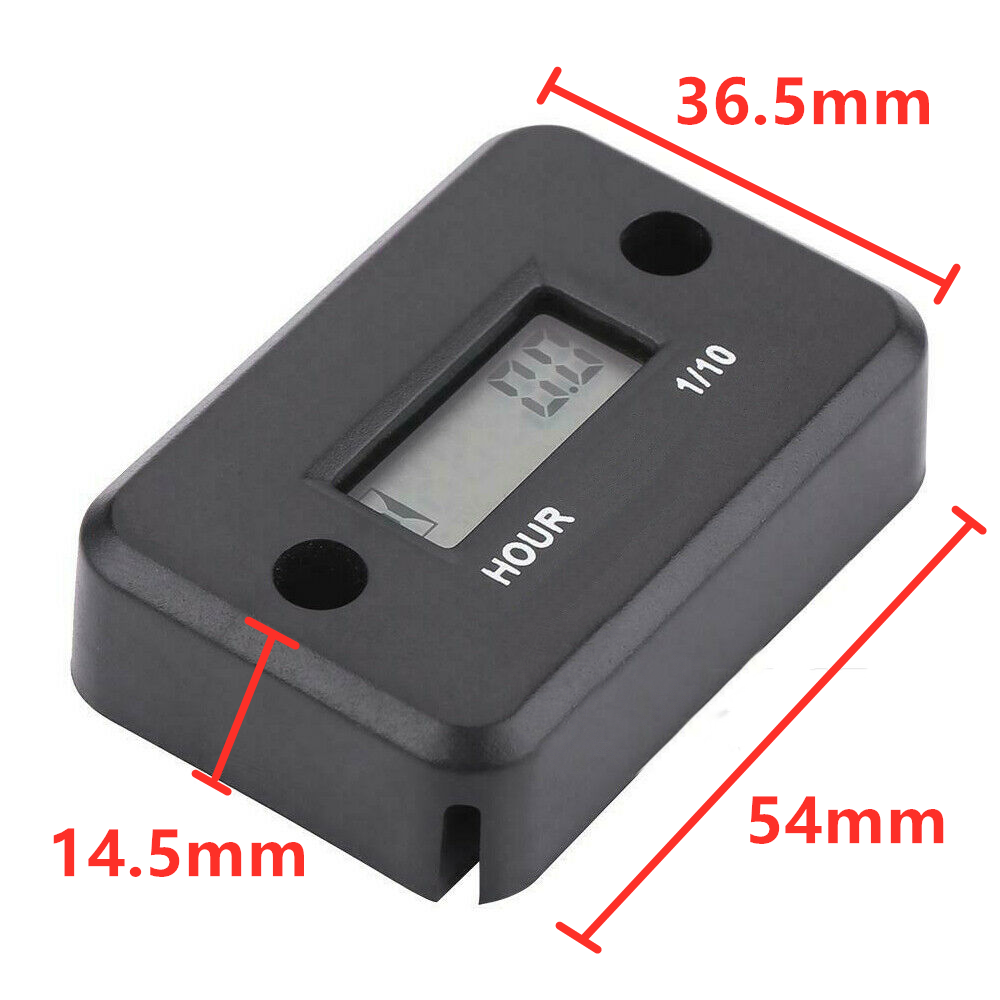 Inductive Hour Meter Dirt Ski Gas Engine For Marine ATV Motorcycle