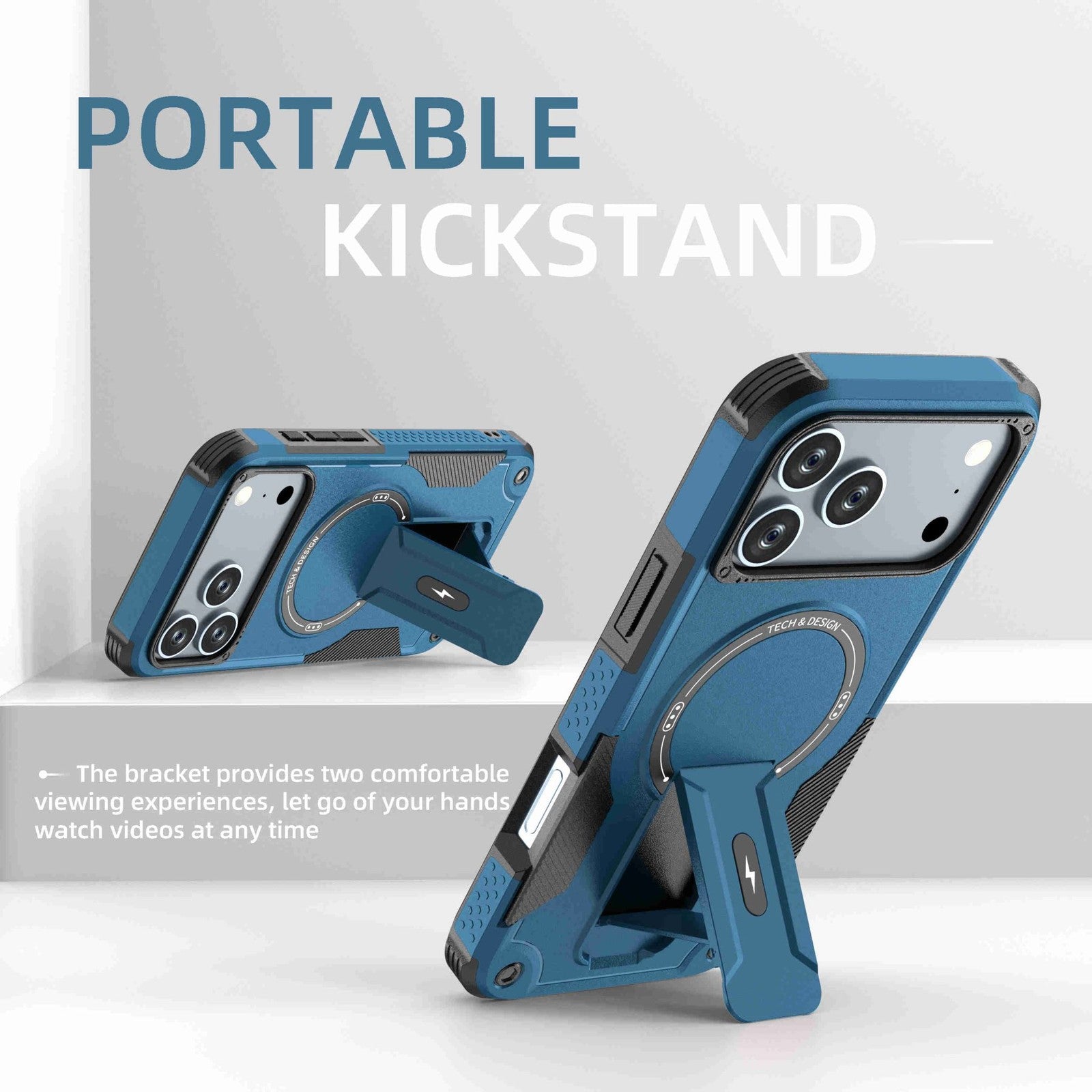 Magnetic Kickstand Magsafe Case for iPhone 17 Pro