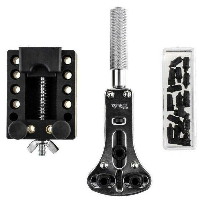 147Pcs Watch Repair Tool Kit Watchmaker Back Case Opener Link Spring Bar Remover