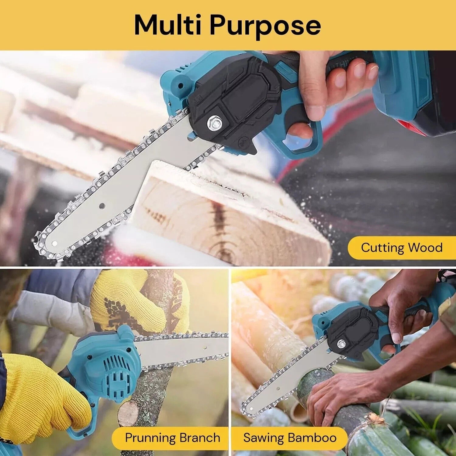 16'' Chainsaw Chain Blade Saw Replace Semi Chisel