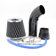 Universal 3'' Cold Air Intake Filter Car Aluminum Induction Kit Pipe Hose System