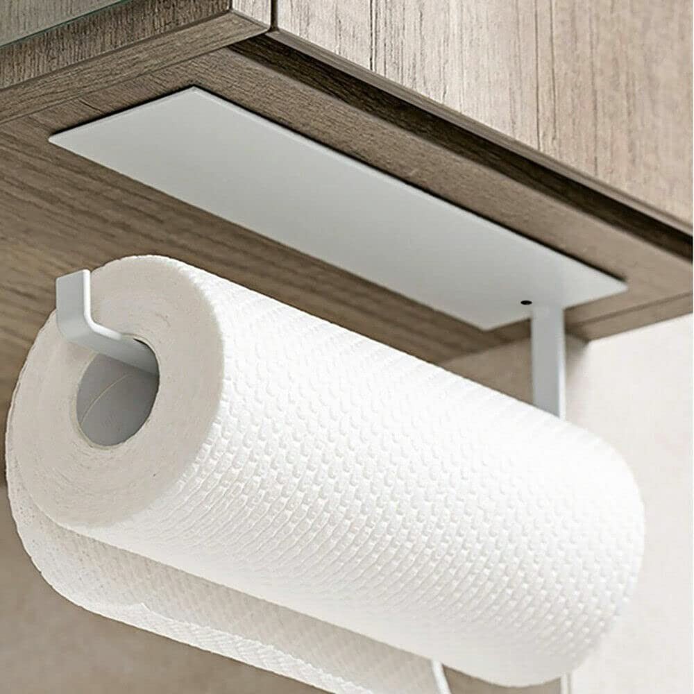 Paper Towel Holder Hanger Rack Kitchen Shelf Organizer Under Cabinet Roll Cup AU