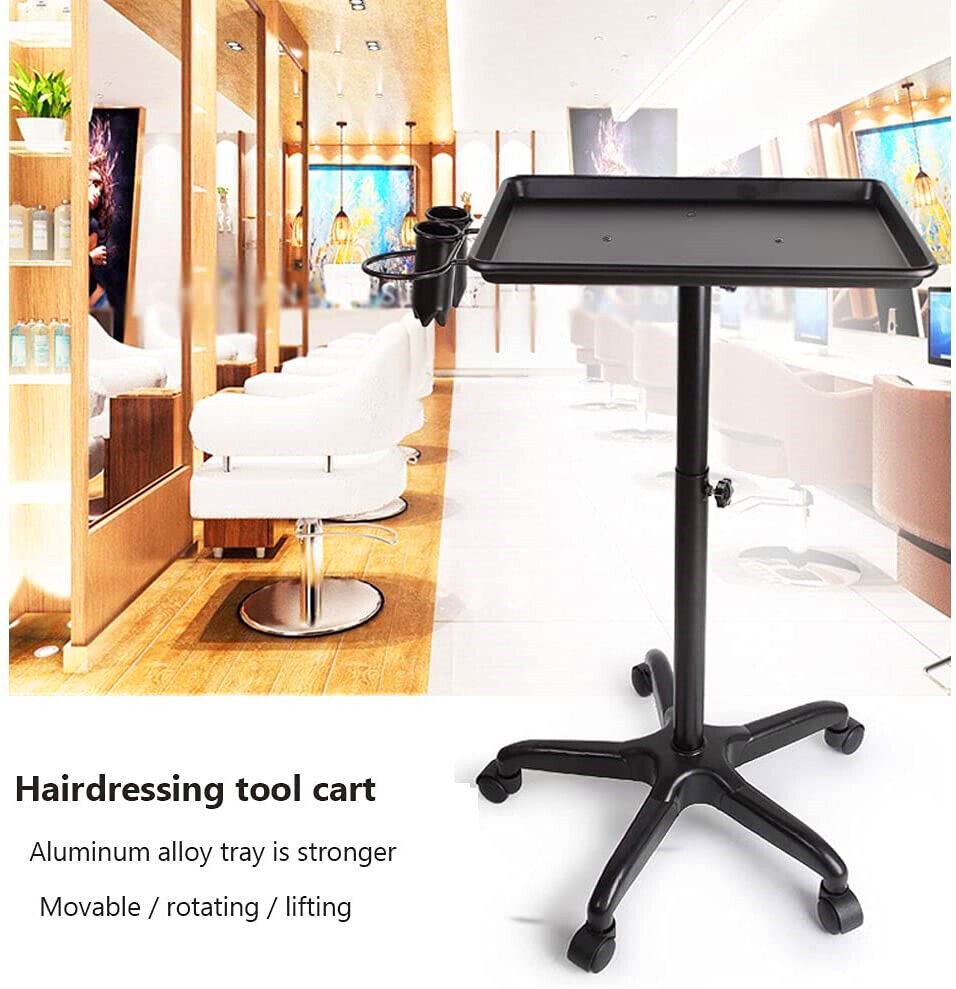 Hair Salon Trolley Hair Extension Rolling Stand Aluminum