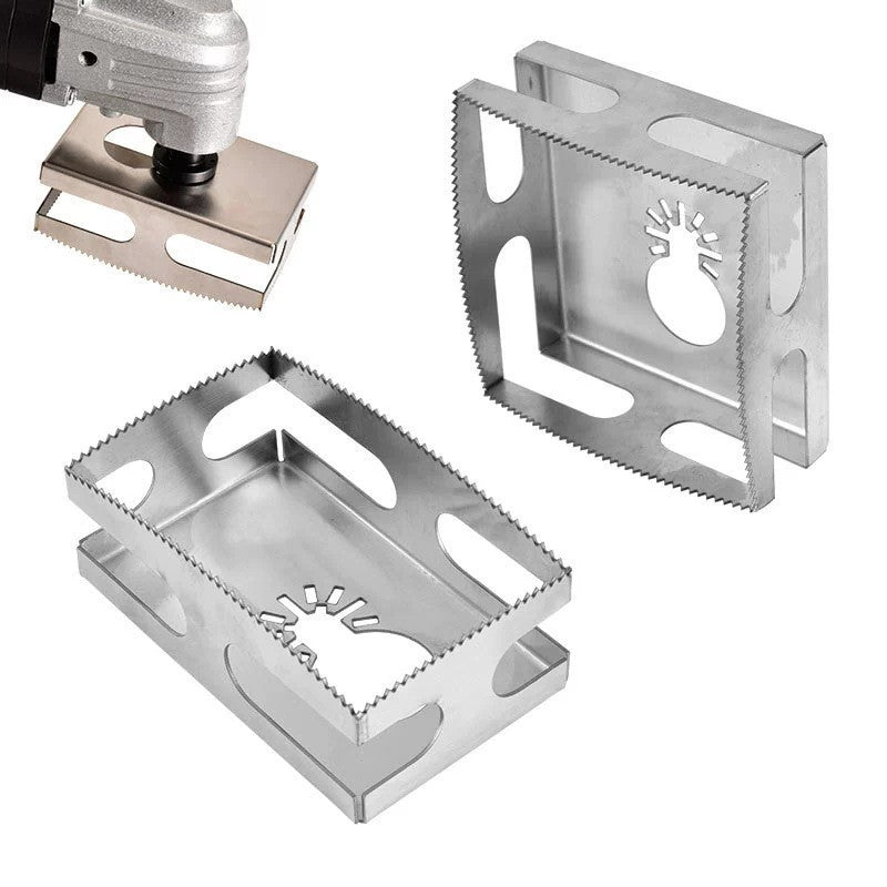 2 Pack Rectangle and Square Slot Cutter Oscillating Tool Drywall Outlet