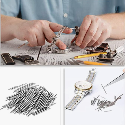 506pcs Watch Repair Tool Kit Back Case Opener Remover Spring Pin Bars Watchmaker