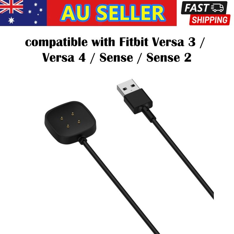 Fitbit Versa 3 / Versa 4 / Sense / Sense 2 Charger Cable 30cm