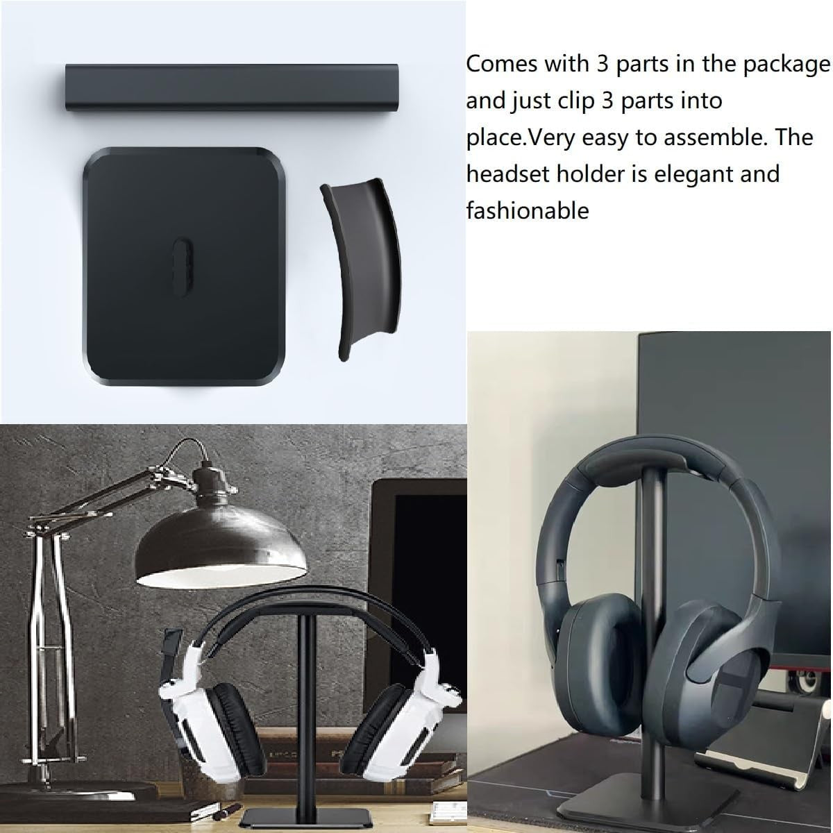 Portable Earphone Headset Hanger Headphone Stand