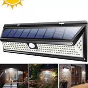 118 LED Solar Power PIR Motion Sensor Wall Light Outdoor Garden Lamp Waterproof