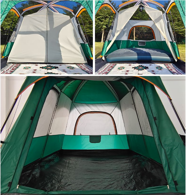 Portable Outdoor Tent 5-8 Persons with Carrying Bag Ideal for Hiking