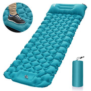 Self Inflating Mattress Camping Air Bed Sleeping Pad Double Pillow Bag