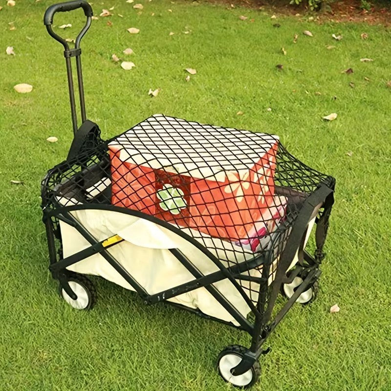 92x76cm Cargo Net for Garden Wagon Cart Nylon Netting Trolley Cart