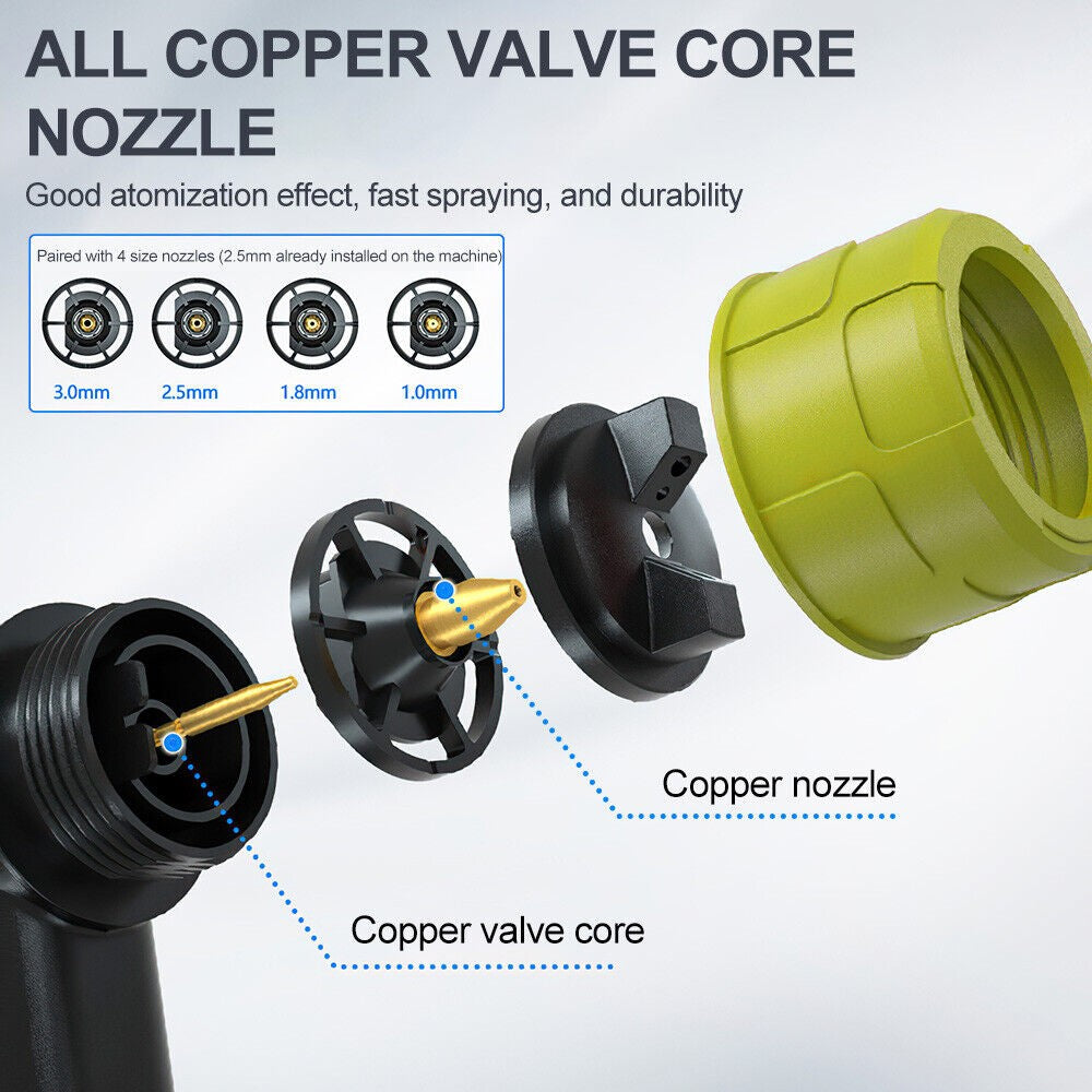 Cordless Spray Gun Airless Paint Sprayer For Ryobi 18V battery