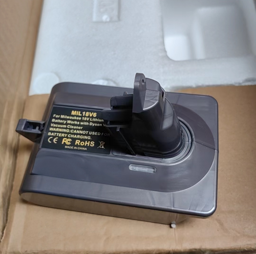 Milwaukee M18 18V Lithium Battery to Dyson V6 Adapter Converter