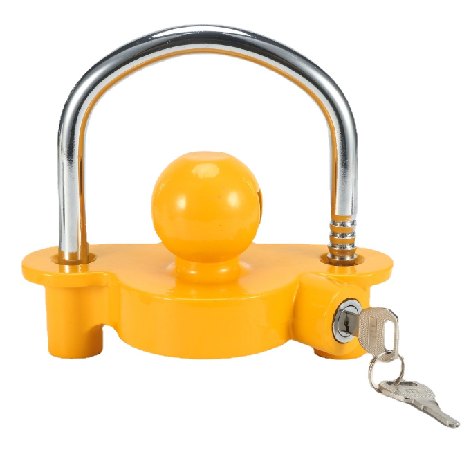 Hitch Pin Lock Tow Bar Ball Security L type Caravan Trailer Parts Anti Theft